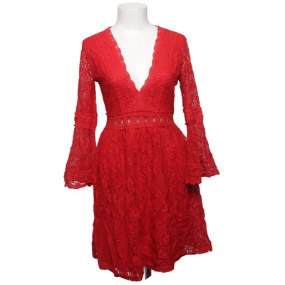Jurk (Rood) van Vintage Dressing Elastaan, Polyester