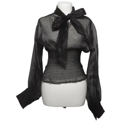 Blouse lavallière (Noir) de Boohoo