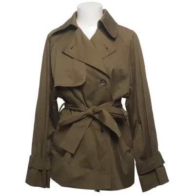 Trenchcoat (Groen) van COS Katoen, Elastaan