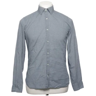 Shirt (Blue, White) from Riley Cotton, Elastane