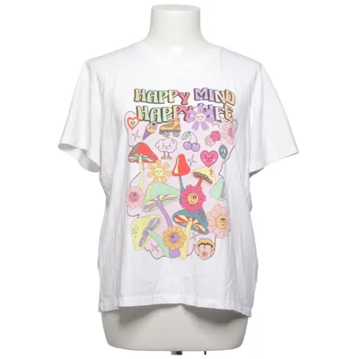 T-shirt (Blanc, Multicolore) de Pieces Coton