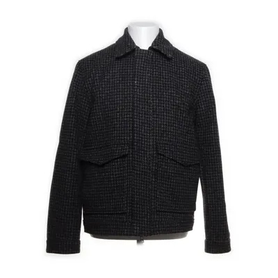 Skjortejakke (Sort, Flerfarvet) fra These Glory Days Uld, Viscose, Polyester
