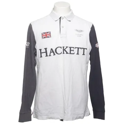 Rugby shirt (White, Blue, Gray) from Aston Martin Racing by Hackett Cotton
