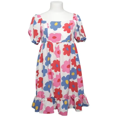 Kjole (Hvid, Rød, Blå) fra Glamorous Care Genanvendt polyester