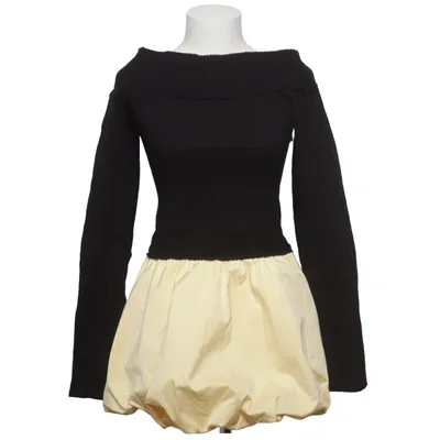 Kjole (Sort, Gul) fra Fashion Nova Polyamid, Polyester, Viscose