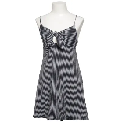 Jurk (Zwart, Wit) van Gina Tricot Katoen, Polyester