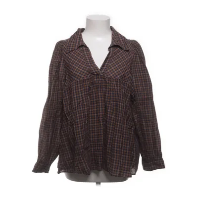 Blus (Brun, Blå, Flerfärgad) från Samsøe & Samsøe Bomull