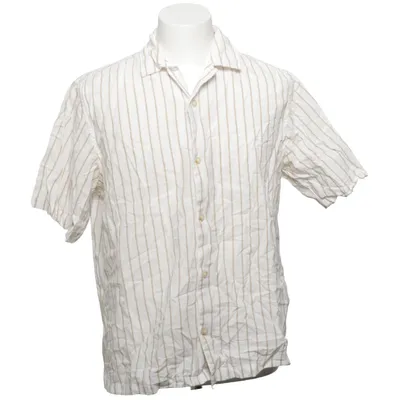 Chemise à manches courtes (Blanc, Beige) de Premium by Jack & Jones Lin, Coton recyclé