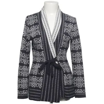 Wrap cardigan (Black, White) from Isolde Acrylic