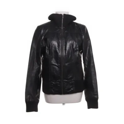 Läderjacka (Grå) från Vero Moda Denim Polyester, Skinn