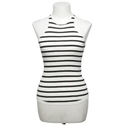 Tanktop  (Hvid, Sort) fra Raiine Polyamid, Viscose