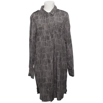 Dress (Gray, Black) from Whiite Elastane, Silk