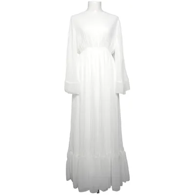 Maxi jurk (Wit) van By M