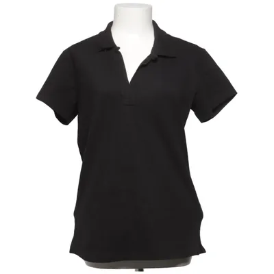 Polo (Noir) de Flash Woman Coton, Élasthane
