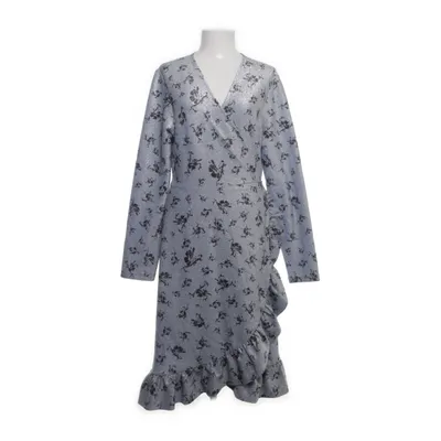 Omlottklänning (Blå) från Ganni Elastan, Metallfiber, Polyester