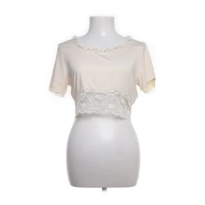Crop top (Beige) van Romwe Elastaan, Polyester