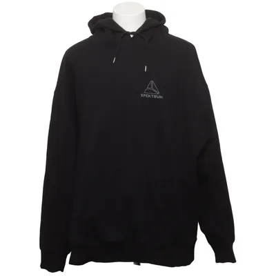 Capuchon sweater (Zwart) van Spektrum Organisch katoen, Gerecycled polyester