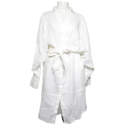 Shirt dress (White) from Johanna Ortiz x H&M Linen
