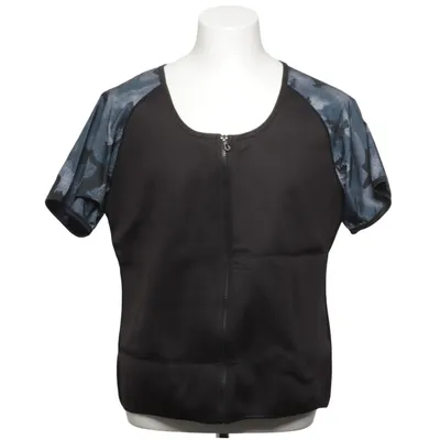 T-shirt de natation (Noir, Gris, Jaune) Polyamide, Polyester