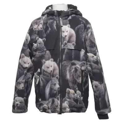 Vinterjakke (Sort, Brun) fra Molo Akryl, Polyester, Polyurethan