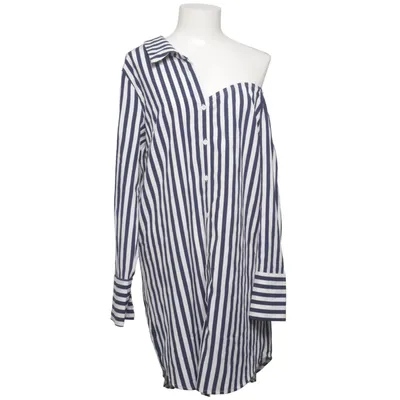 Blouse (Blauw, Wit) van PrettyLittleThing Elastaan, Polyester