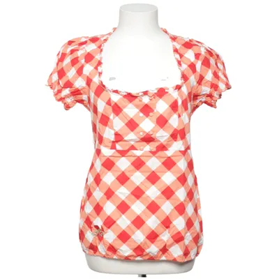Top (Red, White, Orange) from Blutsgeschwister Cotton