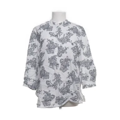 Blouse (White, Blue) from Iwie