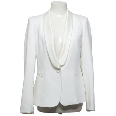Smoking blazer (Wit) van Zara Basic Acetaat