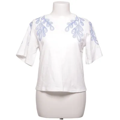 Top (White, Blue) from Reserved Cotton