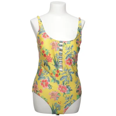 Swimsuit (Yellow, Multicolored) from SUWEN Elastane, Polyester