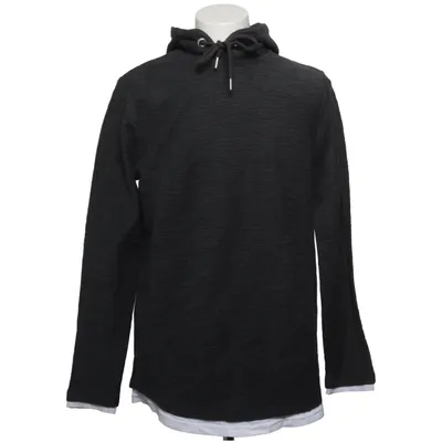 Huvtröja (Grå) från Leif Nelson Bomull, Polyester