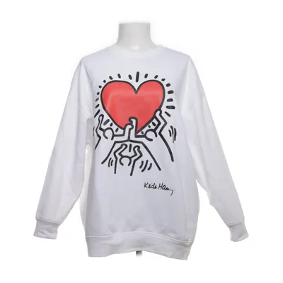 Sweatshirt (White) from Keith Haring Cotton, Polyester