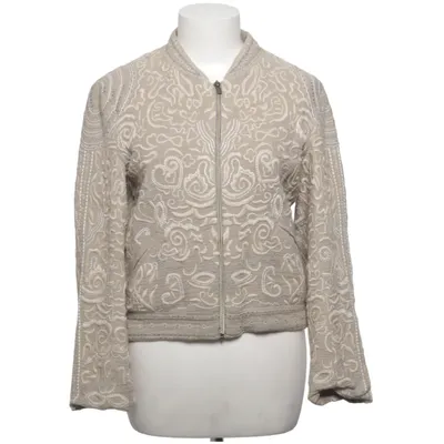 Bomberjack (Beige) van Zara Basic Outerwear Katoen, Polyester