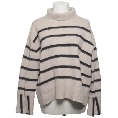 Turtleneck (Beige, Sort) fra Dagmar Polyamid, Uld