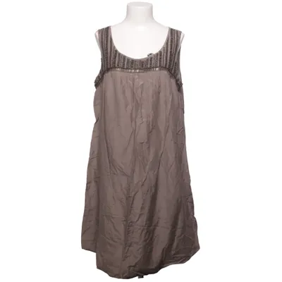 Dress (Gray) from ESPRIT Collection Cotton, Silk