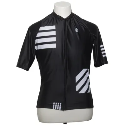 Wielershirt (Zwart, Wit) van Siroko Elastaan, Polyester
