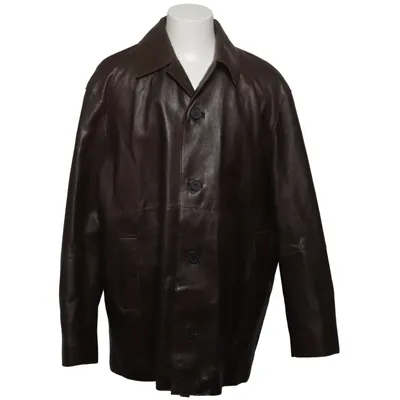 Læderjakke (90's Archive) fra Zara Man Bomuld, Læder, Polyester