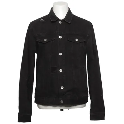 Denimjakke (Sort) fra Forever 21 Men Bomuld
