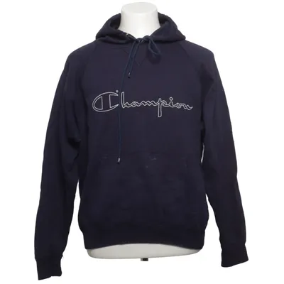 Sweat à capuche (Bleu) de Champion Acrylique, Coton
