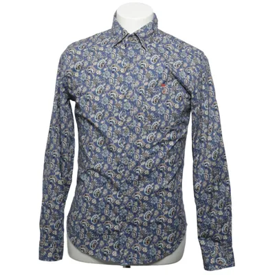Chemise (Bleu, Multicolore) de Dressmann Coton, Élasthane