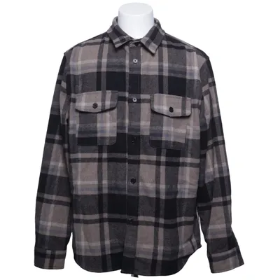 Skjortejakke (Beige, Flerfarvet) fra H&M Man Polyester, Uld, Akryl, Viscose, Polyamid