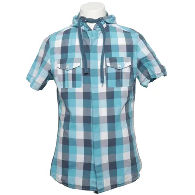 Short sleeve shirt (Blue, White, Gray) from Petroleum Cotton