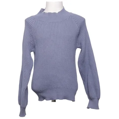 Rollkragenpullover (Blau) von Wow Alpakawolle, Baumwolle