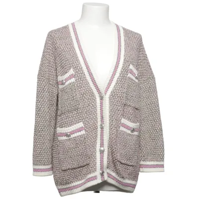 Cardigan (Lilla, Hvid, Flerfarvet) fra Maje Bomuld, Metallfiber, Polyamid, Polyester, Viscose
