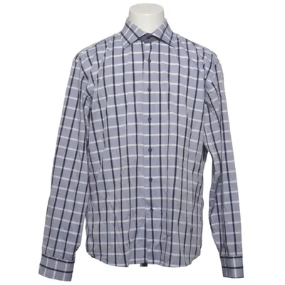 Shirt (Blauw, Wit) van Seven Seas Katoen