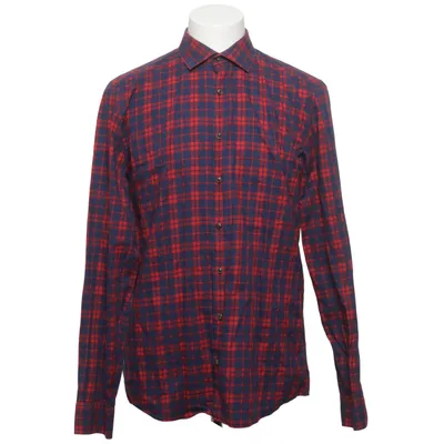 Chemise (Bleu, Rouge) de Olymp Coton