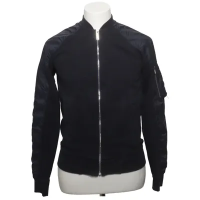 Blouson (Noir) de Zara Man Basic Coton, Polyester