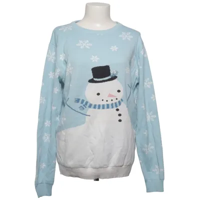 Julesweater (Blå, Hvid) fra Dedoles Akryl, Bomuld