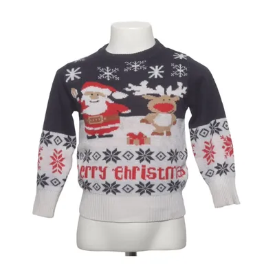 Kersttrui (Blauw, Wit, Rood) van Jule Sweaters Acryl