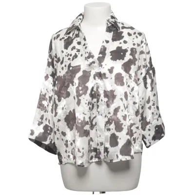 Bluse (Hvid, Brun) fra Guts & Gusto Polyester